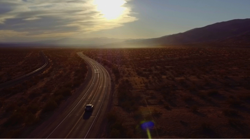 Desert Sunset Mustang